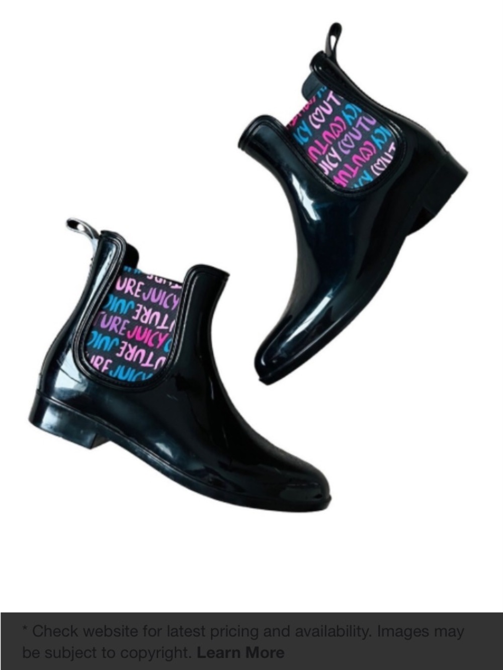 Juicy Couture ‘Romance’ fashion rain boots